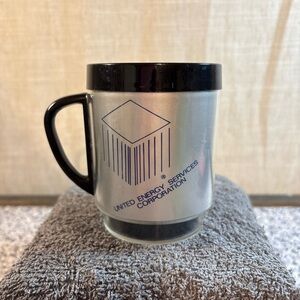 "UNITED ENERGY SERVICE CORPORATION", ACRYLIC PLASTIC MUG / CUP, VINTAGE